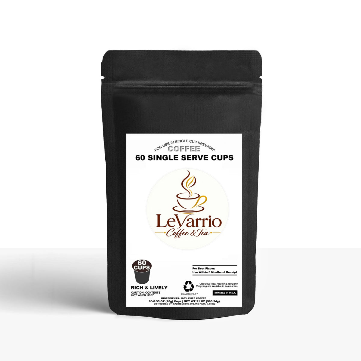 60 Pack Single Serve Coffee Capsules