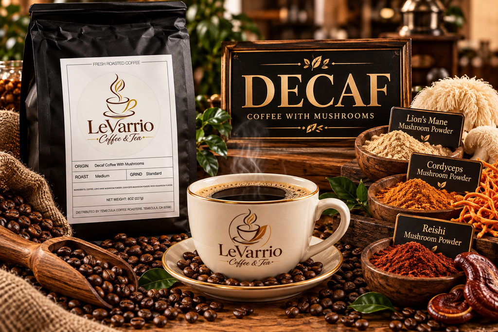 Decaf Coffee With Mushrooms